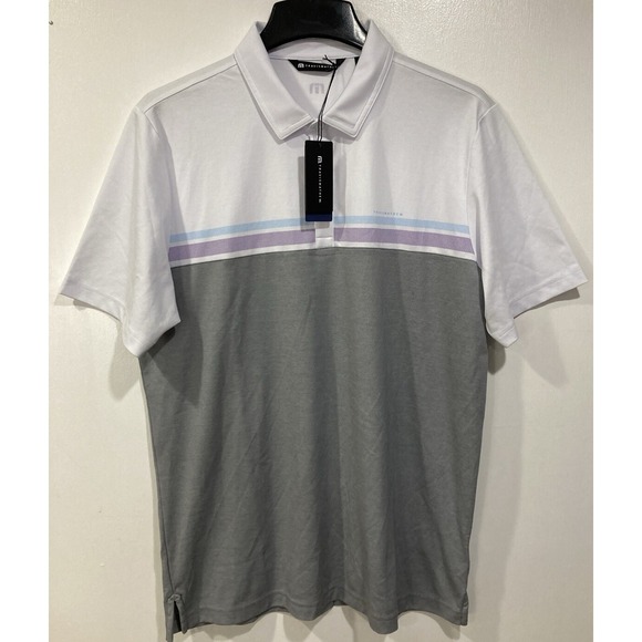Travis Mathew Other - Men's Travis Mathew First Timer Golf Polo Shirt 1MAA397 2XL White Gray NEW